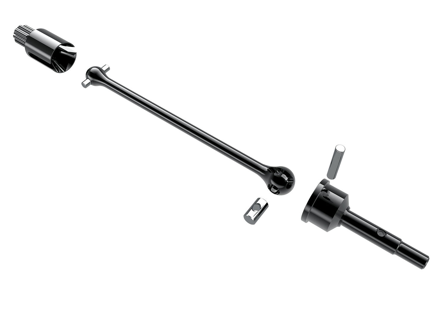 A detail shot of the 1/7 Unlimited Desert Racer Ready to Run (Fox) (TRA85086-4-FOX).