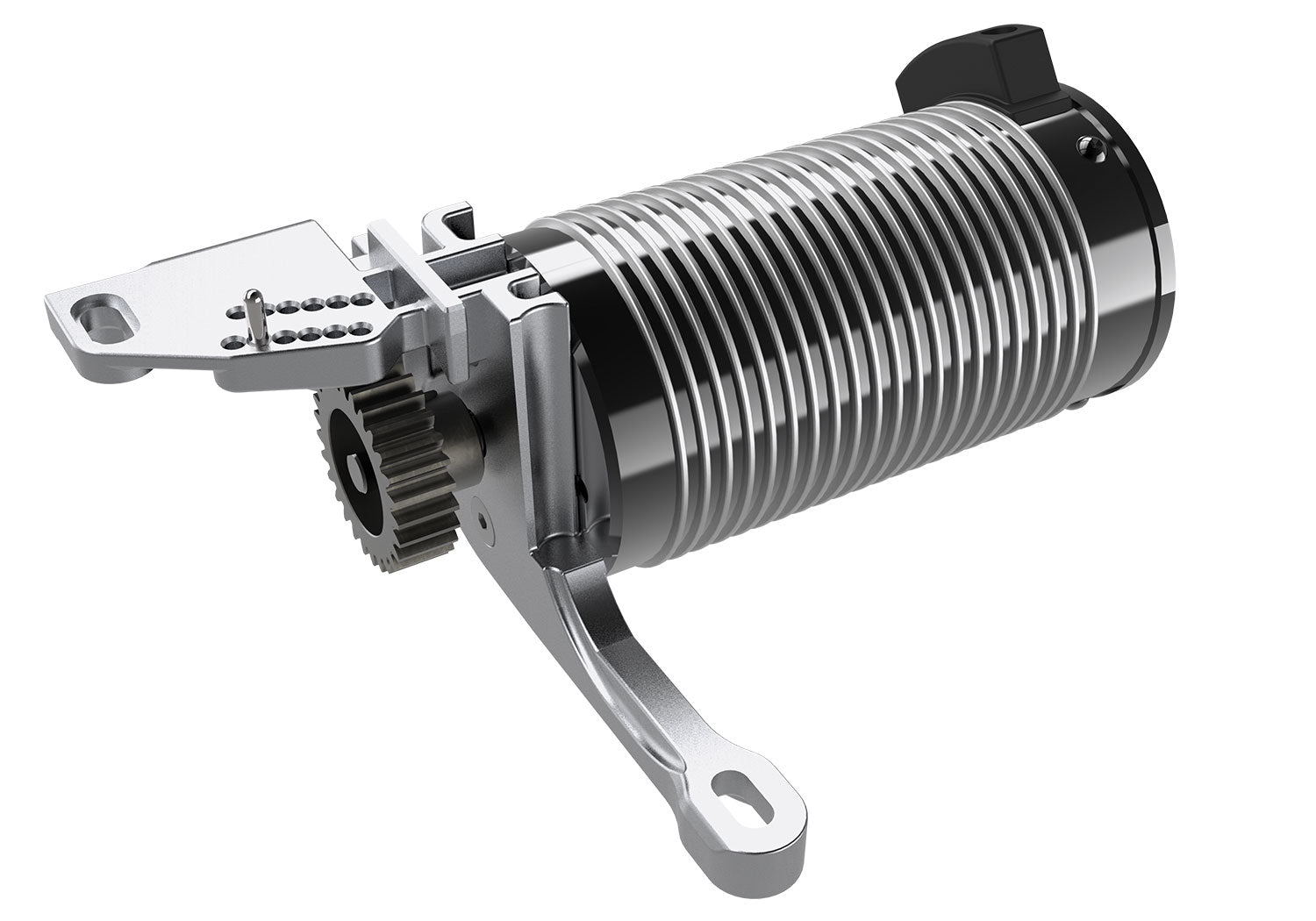 A detail shot of the 1/7 Unlimited Desert Racer Ready to Run (Fox) (TRA85086-4-FOX).