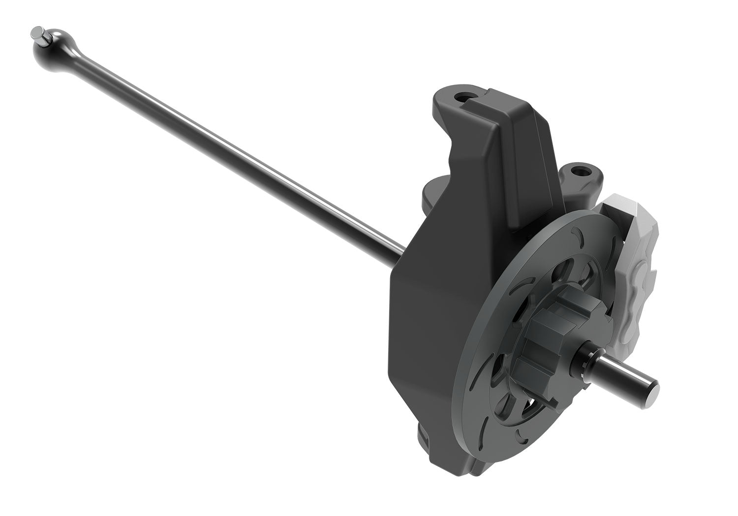 A detail shot of the 1/7 Unlimited Desert Racer Ready to Run (Rigid) (TRA85086-4-RGD).