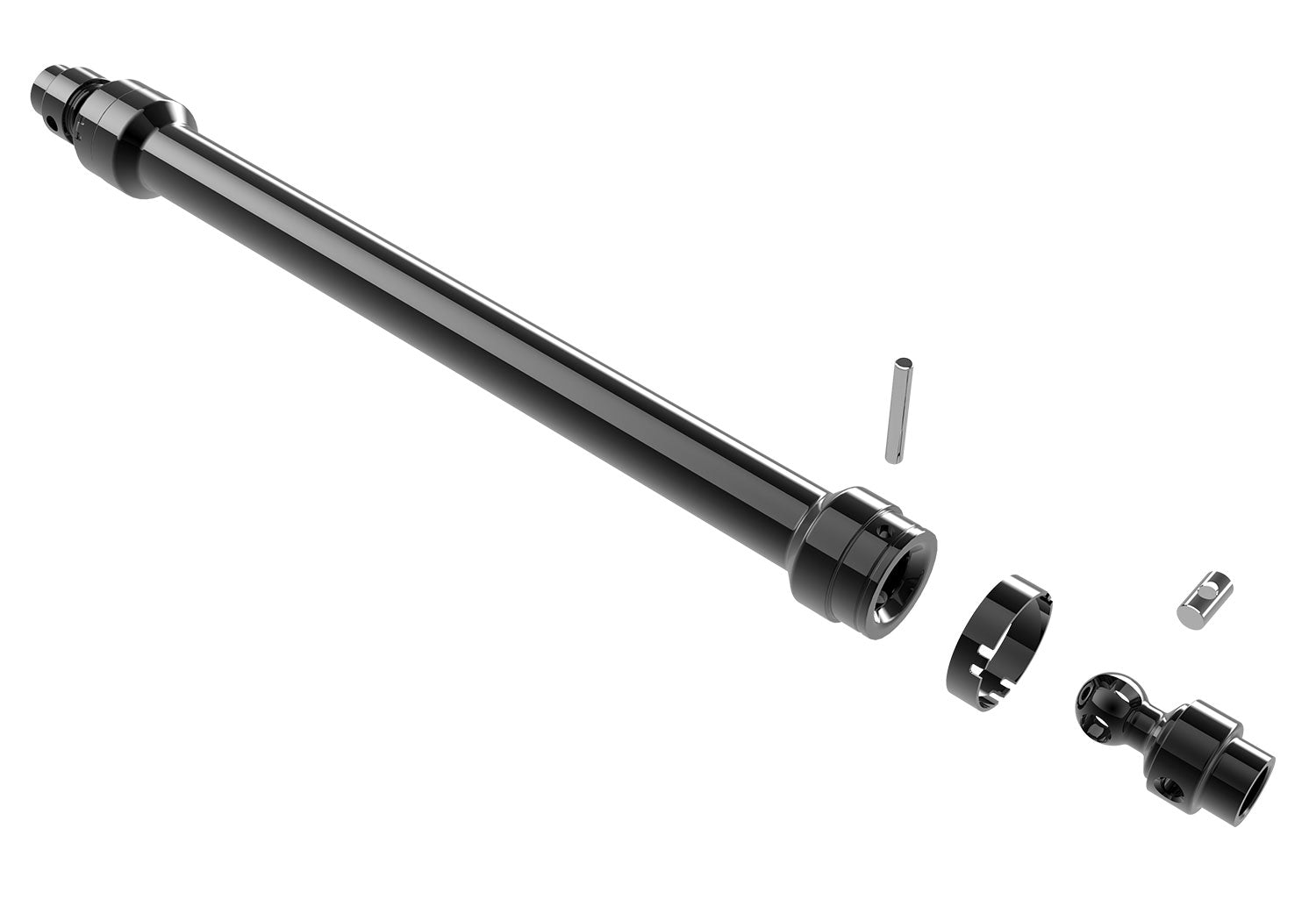 A detail shot of the 1/7 Unlimited Desert Racer Ready to Run (Rigid) (TRA85086-4-RGD).