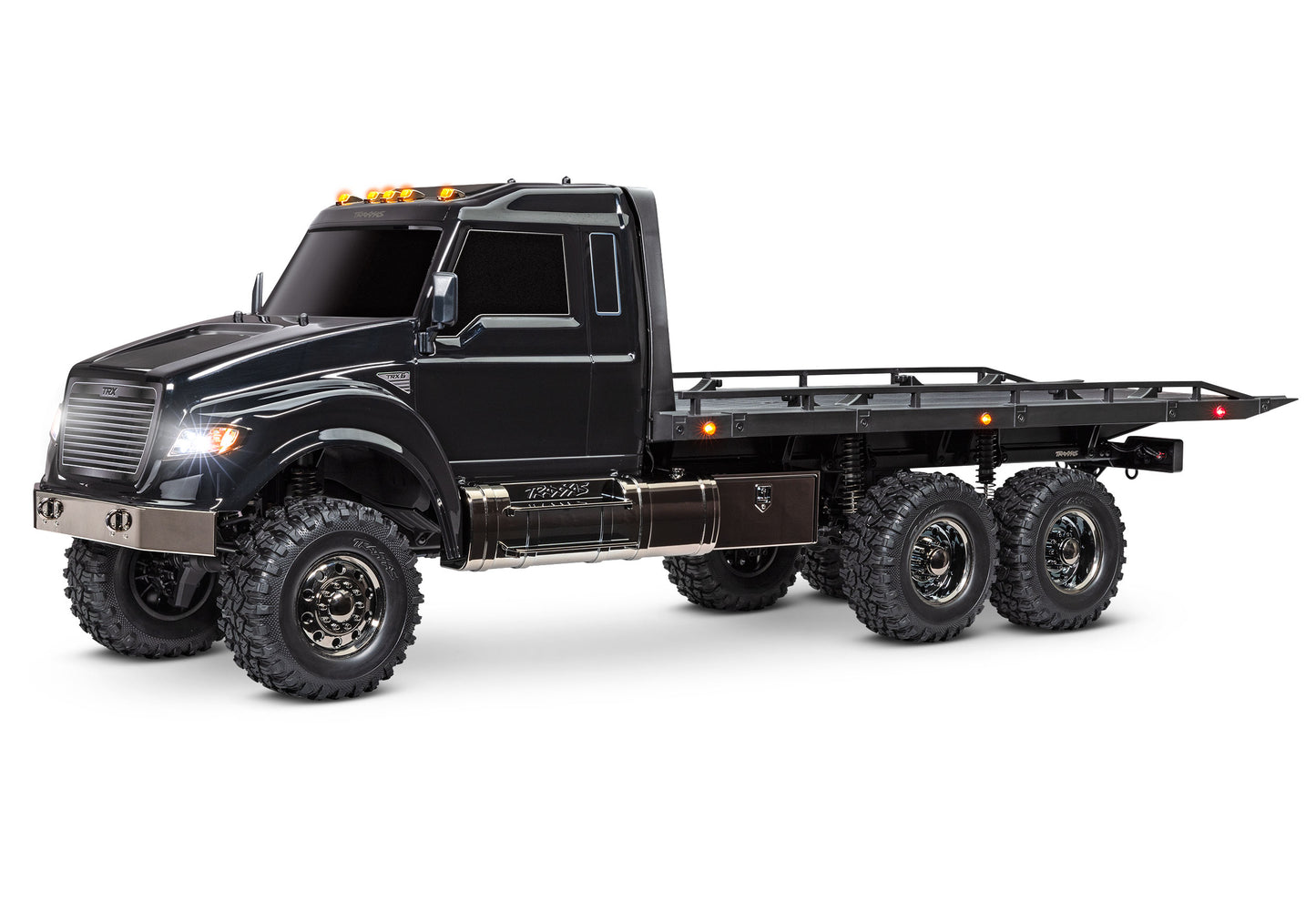 A studio shot of the 1/10 TRX-6 Ultimate Hauler Ready to Run (Black) (TRA88086-84-BLK).