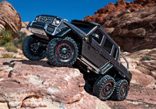 1/10 TRX-6 Mercedes-Benz G 63 AMG 6x6 with Clipless Body Ready to Run (Black) (TRA88296-4-BLK)