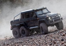 1/10 TRX-6 Mercedes-Benz G 63 AMG 6x6 with Clipless Body Ready to Run (Black) (TRA88296-4-BLK)