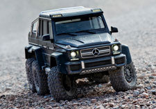 1/10 TRX-6 Mercedes-Benz G 63 AMG 6x6 with Clipless Body Ready to Run (Black) (TRA88296-4-BLK)