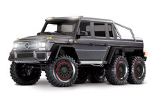 1/10 TRX-6 Mercedes-Benz G 63 AMG 6x6 with Clipless Body Ready to Run (Silver) (TRA88296-4-SLVR)