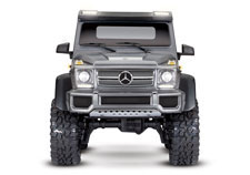 1/10 TRX-6 Mercedes-Benz G 63 AMG 6x6 with Clipless Body Ready to Run (Silver) (TRA88296-4-SLVR)