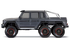 1/10 TRX-6 Mercedes-Benz G 63 AMG 6x6 with Clipless Body Ready to Run (Silver) (TRA88296-4-SLVR)