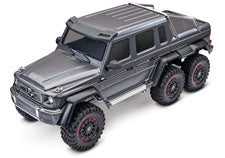 1/10 TRX-6 Mercedes-Benz G 63 AMG 6x6 with Clipless Body Ready to Run (Silver) (TRA88296-4-SLVR)