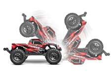 1/10 Stampede 4x4 VXL with 540XL Motor Ready to Run (Red) (TRA90376-4-RED)