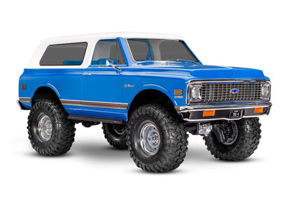 1/10 TRX-4 Chevrolet 1972 Blazer with Interior Ready to Run (Blue) (TRA91076-4-BLUE)