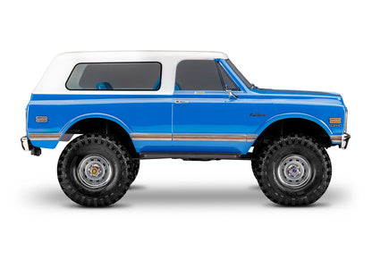 1/10 TRX-4 Chevrolet 1972 Blazer with Interior Ready to Run (Blue) (TRA91076-4-BLUE)