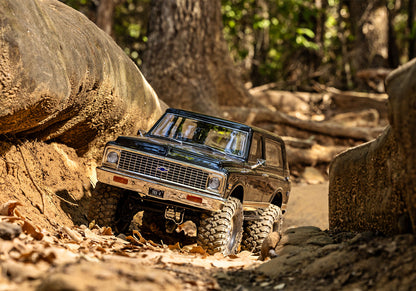 1/10 TRX-4 Chevrolet 1972 Blazer with Interior Ready to Run (Blue) (TRA91076-4-BLUE)