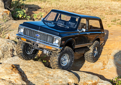 1/10 TRX-4 Chevrolet 1972 Blazer with Interior Ready to Run (Blue) (TRA91076-4-BLUE)