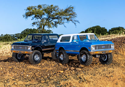1/10 TRX-4 Chevrolet 1972 Blazer with Interior Ready to Run (Blue) (TRA91076-4-BLUE)