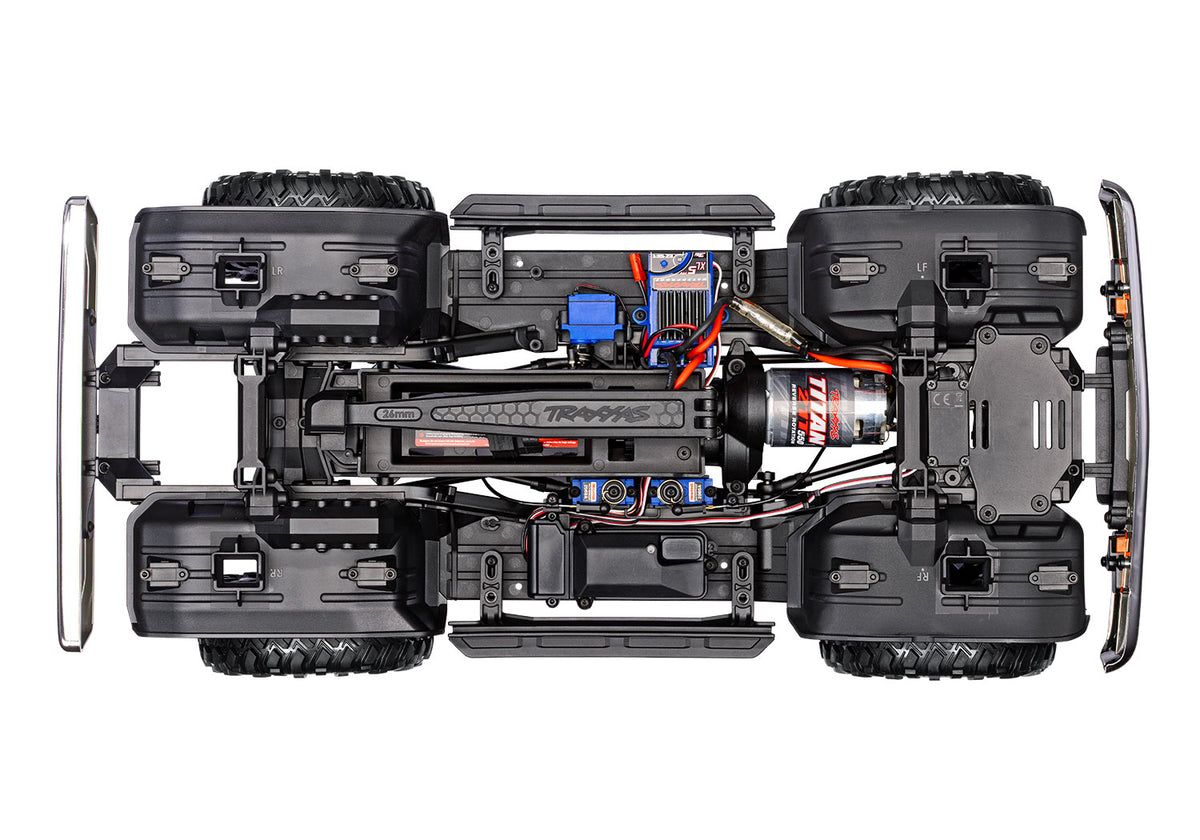 1/10 TRX-4 Chevrolet 1972 Blazer with Interior Ready to Run (Blue) (TRA91076-4-BLUE)