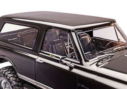 1/10 TRX-4 Chevrolet 1972 Blazer with Interior Ready to Run (Black) (TRA91076-4-BLK)