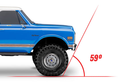 1/10 TRX-4 Chevrolet 1972 Blazer with Interior Ready to Run (Blue) (TRA91076-4-BLUE)