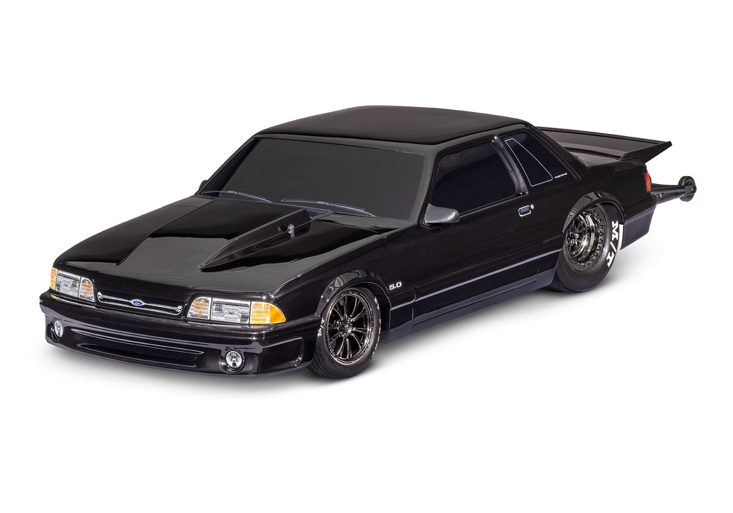 1/10 Drag Slash Mustang HD Ready to Run (Black) (TRA94346-74-BLK)