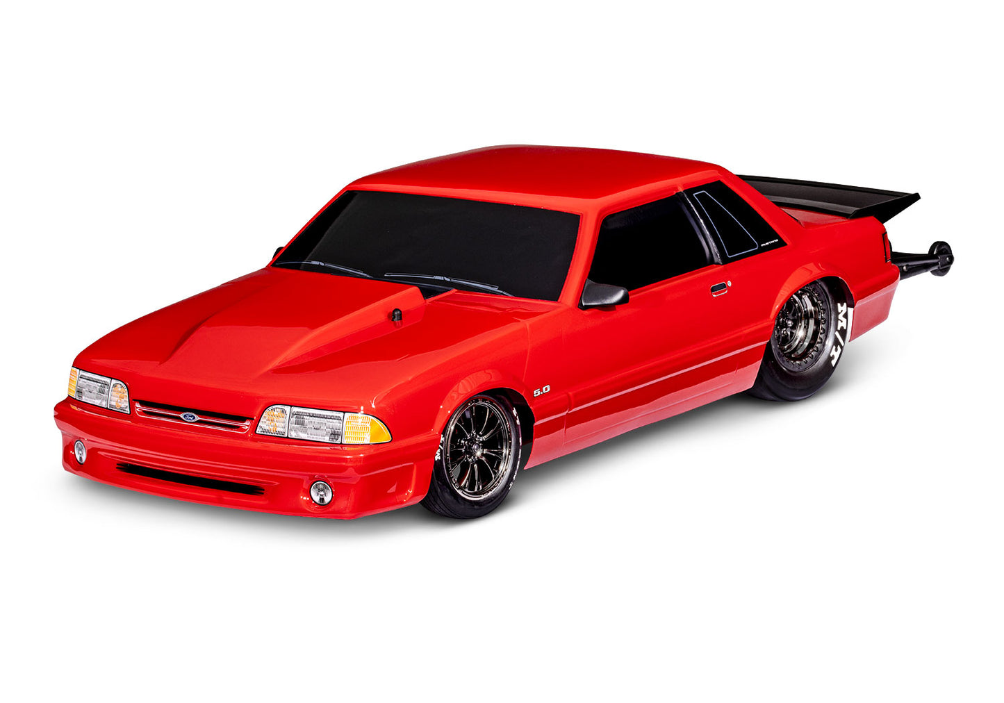 1/10 Drag Slash Mustang HD Ready to Run (Red) (TRA94346-74-RED)