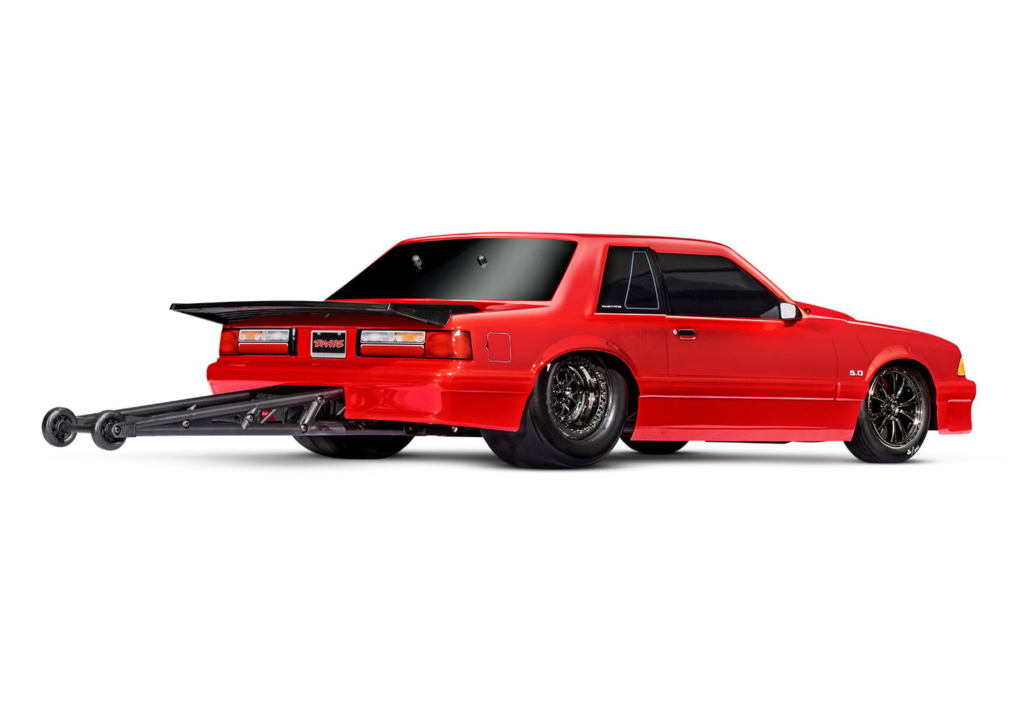 1/10 Drag Slash Mustang HD Ready to Run (Red) (TRA94346-74-RED)