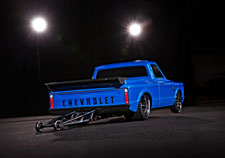 1/10 Drag Slash HD Chevrolet C10 Ready to Run (Blue) (TRA94376-74-BLUE)