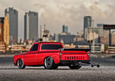 1/10 Drag Slash HD Chevrolet C10 Ready to Run (Red) (TRA94376-74-RED)