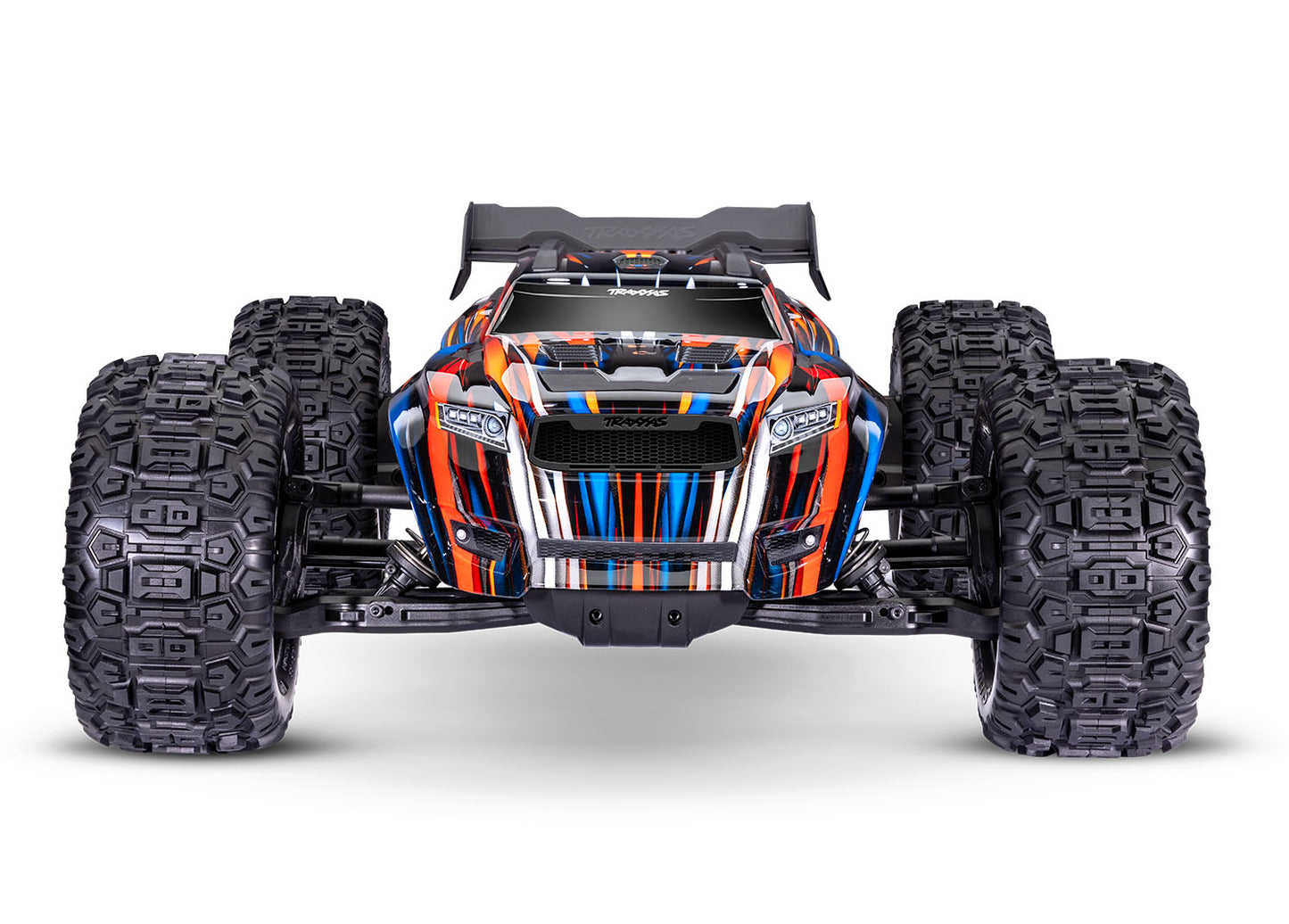 1/8 Sledge with Belted Sledgehammer Tires Ready to Run (Orange) (TRA95096-4-ORNG)