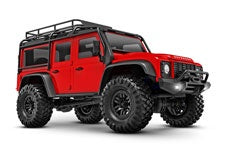 1/18 TRX-4M Land Rover Defender Ready to Run with Battery and Charger (Red) (TRA97054-1-RED)
