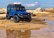 1/18 TRX-4M Land Rover Defender Ready to Run with Battery and Charger (Silver) (TRA97054-1-SLVR)