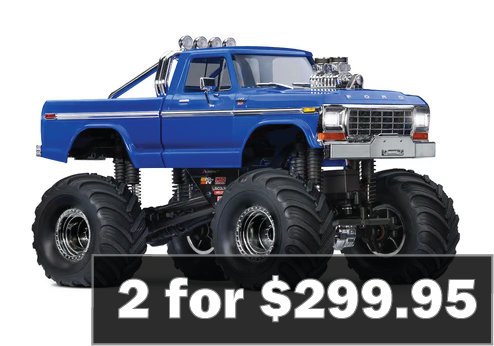 1/18 TRX-4MT Ford F-150 Ready to Run with Battery and Charger (Blue) (TRA98044-1-BLUE)