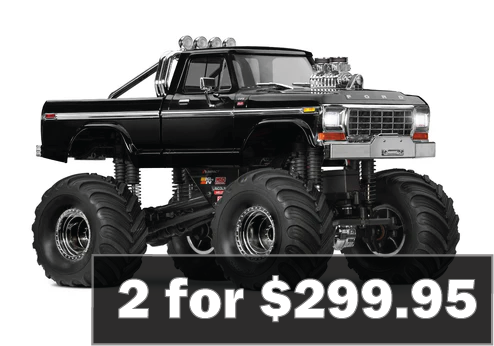 1/18 TRX-4MT Ford F-150 Ready to Run with Battery and Charger (Black) (TRA98044-1-BLK)