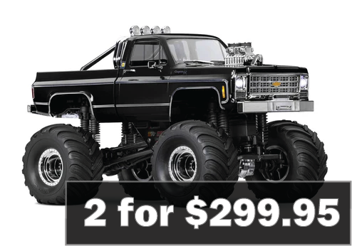 1/18 TRX-4MT Chevrolet K10 Ready to Run with Battery and Charger (Black) (TRA98064-1-BLK)