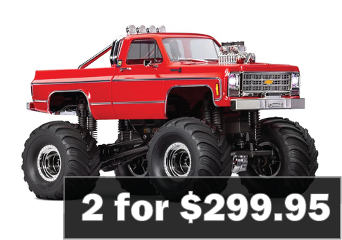 1/18 TRX-4MT Chevrolet K10 Ready to Run with Battery and Charger (Red) (TRA98064-1-RED)