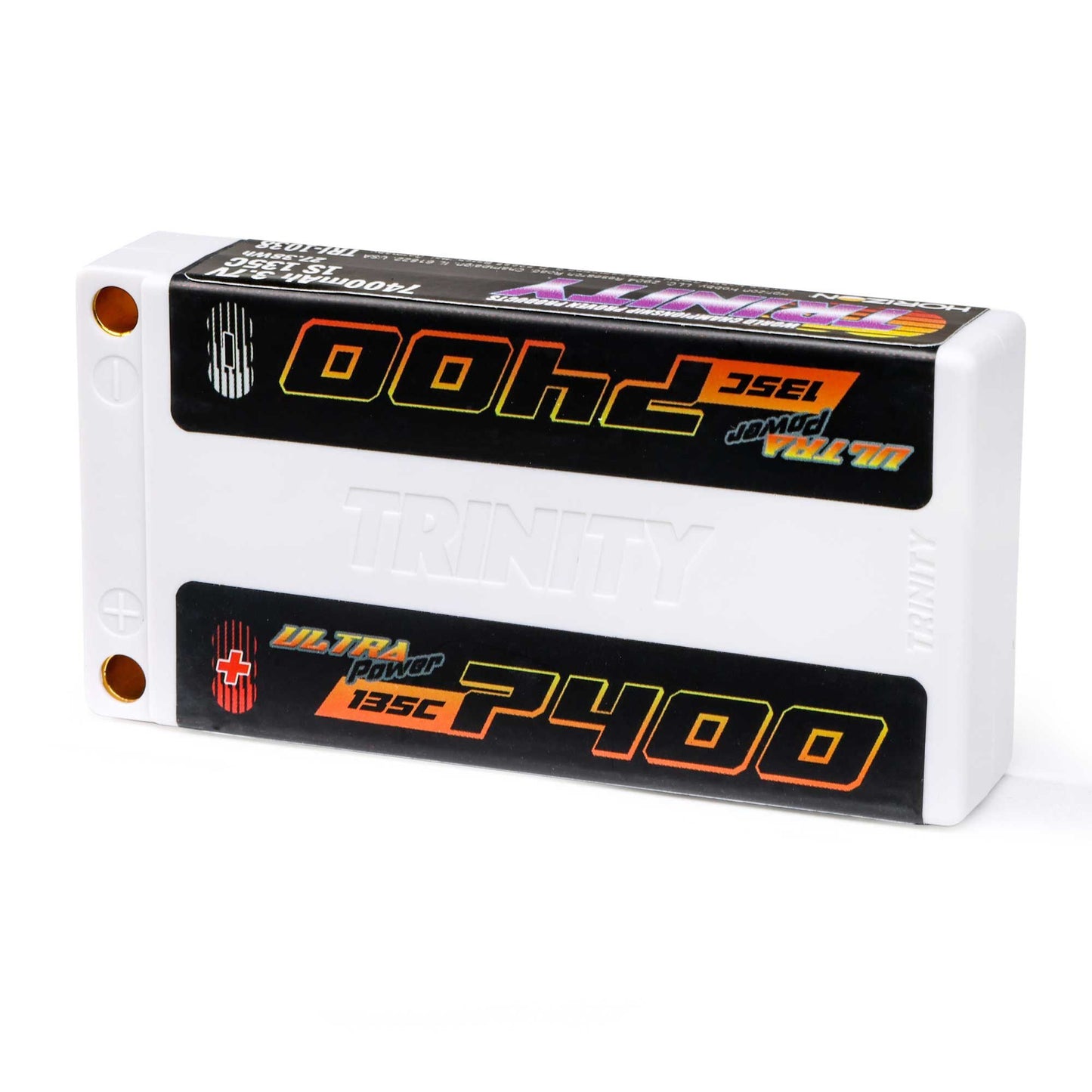 3.7V 7400mAh 1S 135C LiPo Battery with 5mm Bullets (TRI-1038)