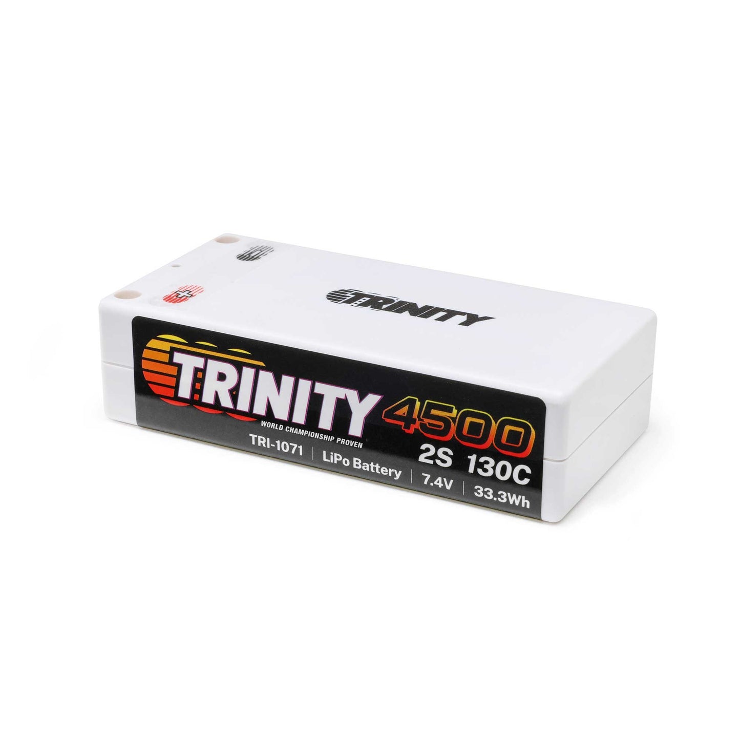 Trinity 7.4V 4500mAh 2S 130C Shorty LiPo Battery (TRI-1071)