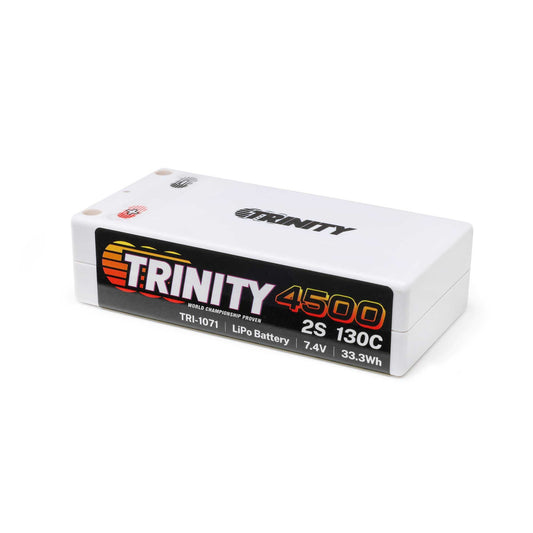 Trinity 7.4V 4500mAh 2S 130C Shorty LiPo Battery (TRI-1071)
