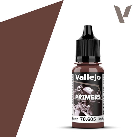 German Red Brown Acrylic Surface Primer 18ml Bottle (VLJ70605)
