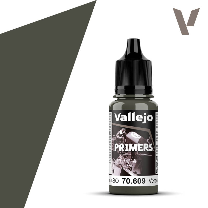 Russian Green 4BO Acrylic Surface Primer 18ml Bottle (VLJ70609)