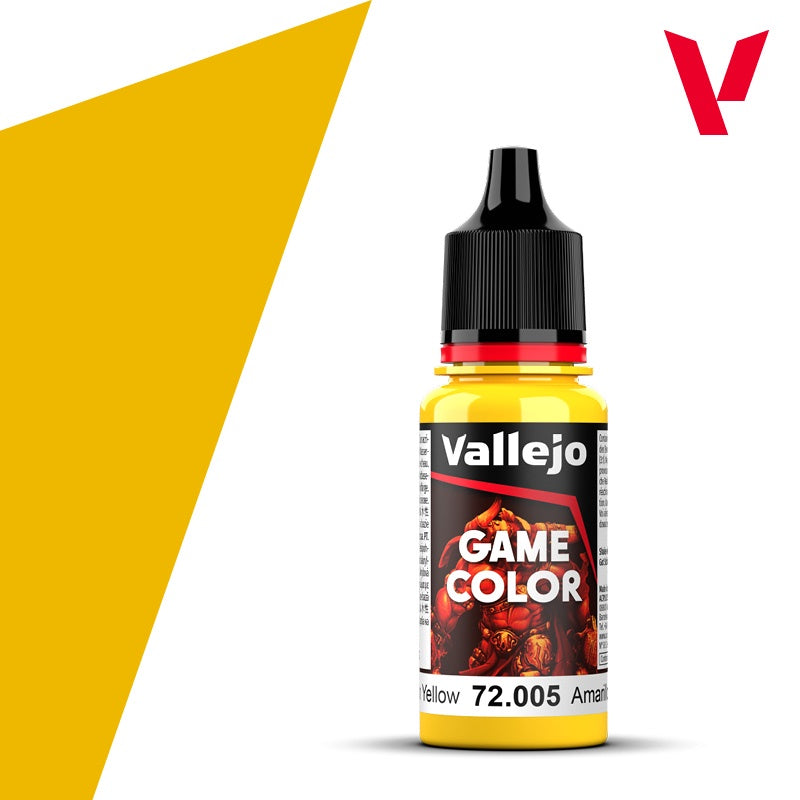Game Color Moon Yellow Acrylic Paint 18ml Bottle (VLJ72005)