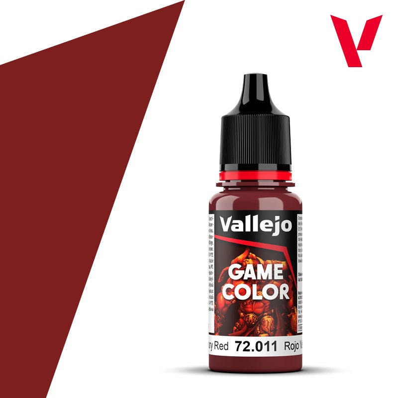 Game Color Gory Red Acrylic Paint 18ml Bottle (VLJ72011)