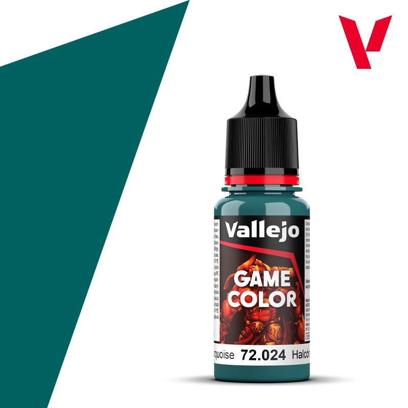Game Color Turquoise Acrylic Paint 18ml Bottle (VLJ72024)