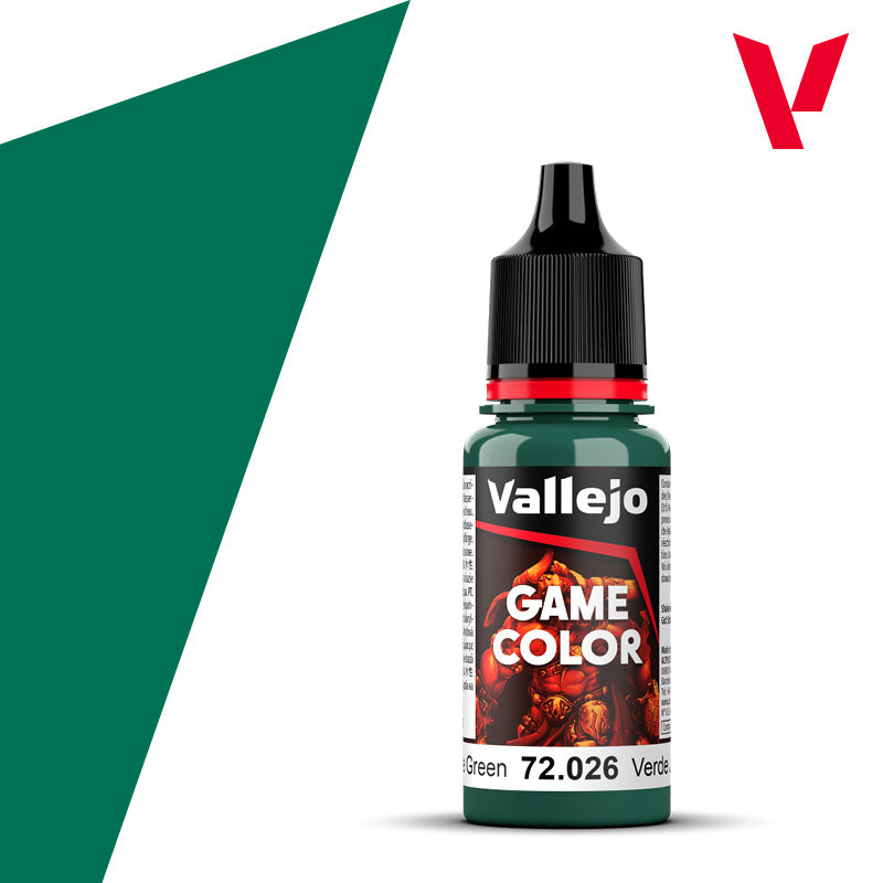 Game Color Jade Green Acrylic Paint 18ml Bottle (VLJ72026)