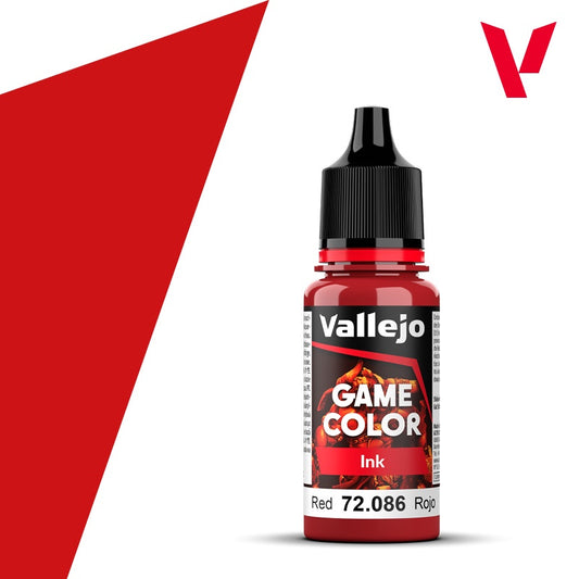 Game Color Ink Red Acrylic Paint 18ml Bottle (VLJ72086)
