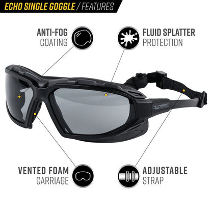 Echo Airsoft Goggles with Standard Lens (VLK47545)