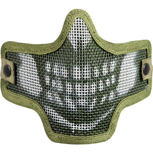 Kilo Airsoft Mesh Skull Mask Olive (VLK95133)