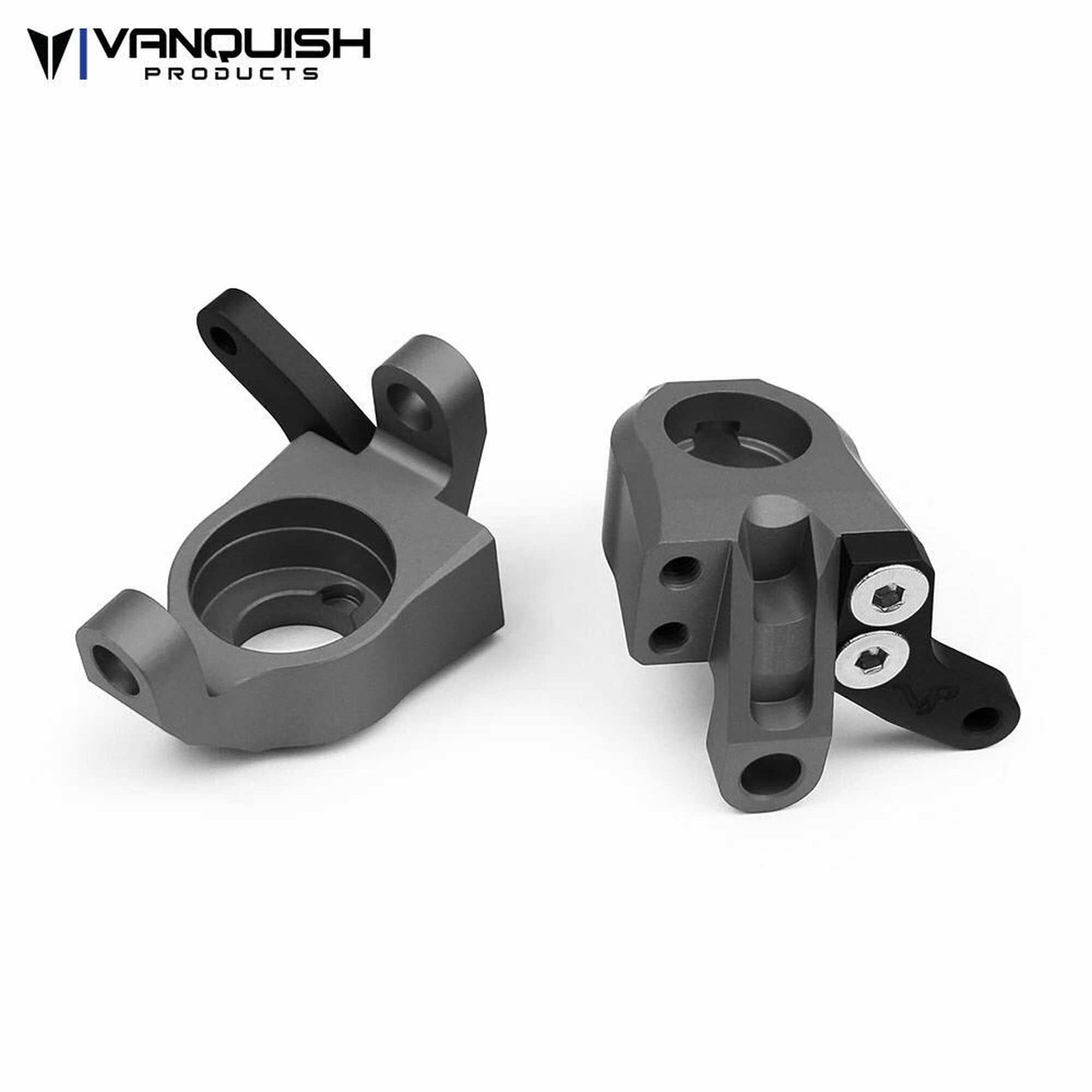 Axial Wraith Steering Knuckles Grey Anodized (VPS03205)