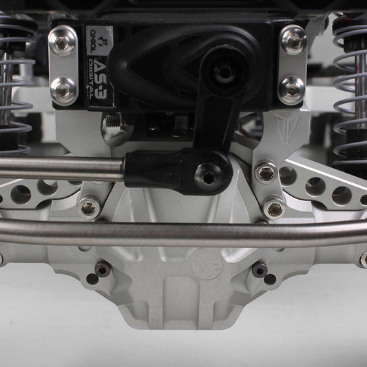 Axle Servo Mount Black Anodized for Axial SCX10 (VPS04451)