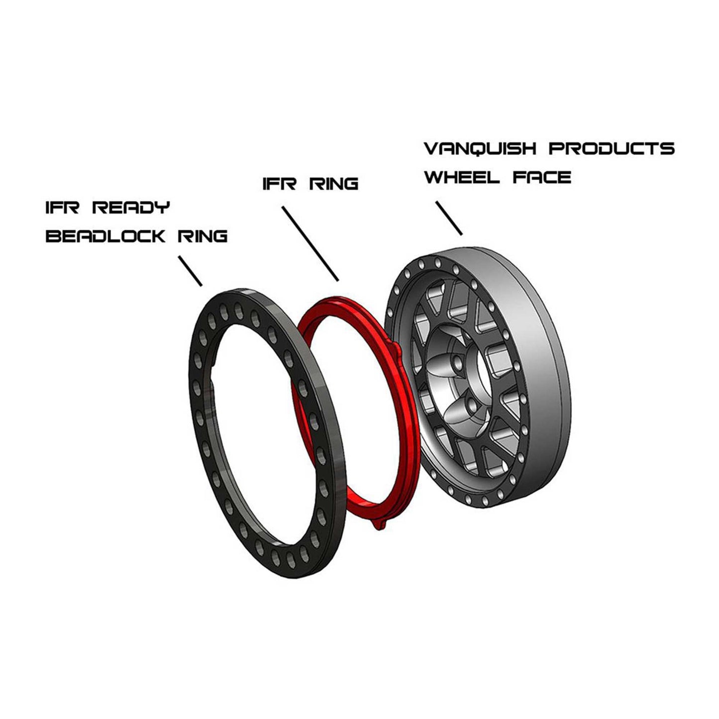 1.9 IFR Original Beadlock Ring Bronze Anodized (VPS05406)