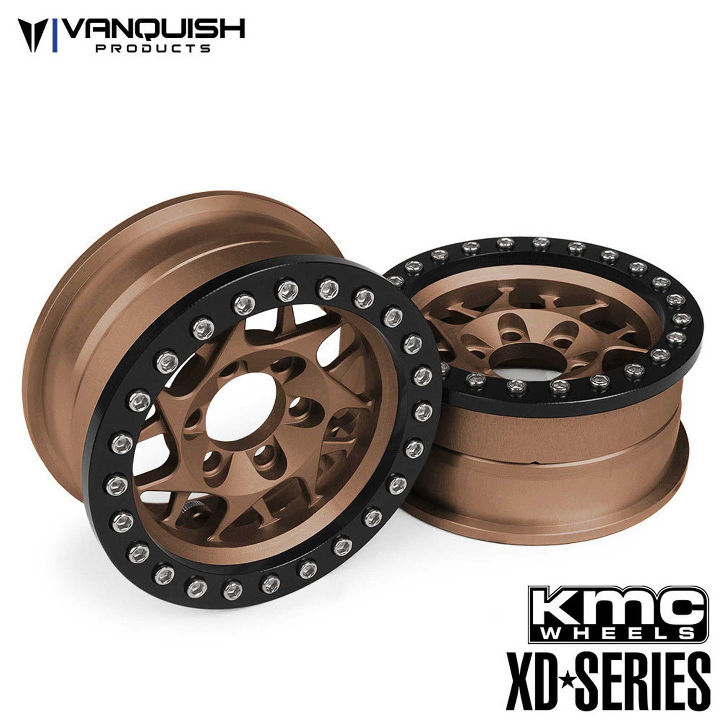 KMC 1.9 XD127 Bully Bronze Anodized Wheels (2) (VPS07716)
