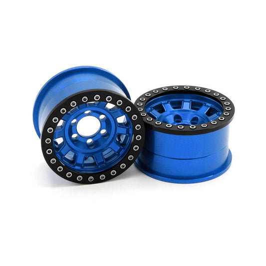 1/10 KMC 1.9 Crawler Wheels (Blue) - Pack of 2 (VPS07784)
